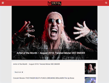 Tablet Screenshot of metalnation.com